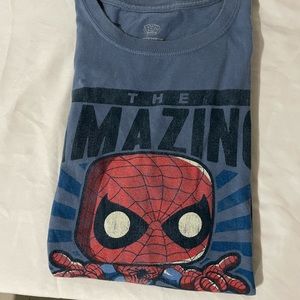 Mens (Pops) Spider-Man comic vintage Shirt
